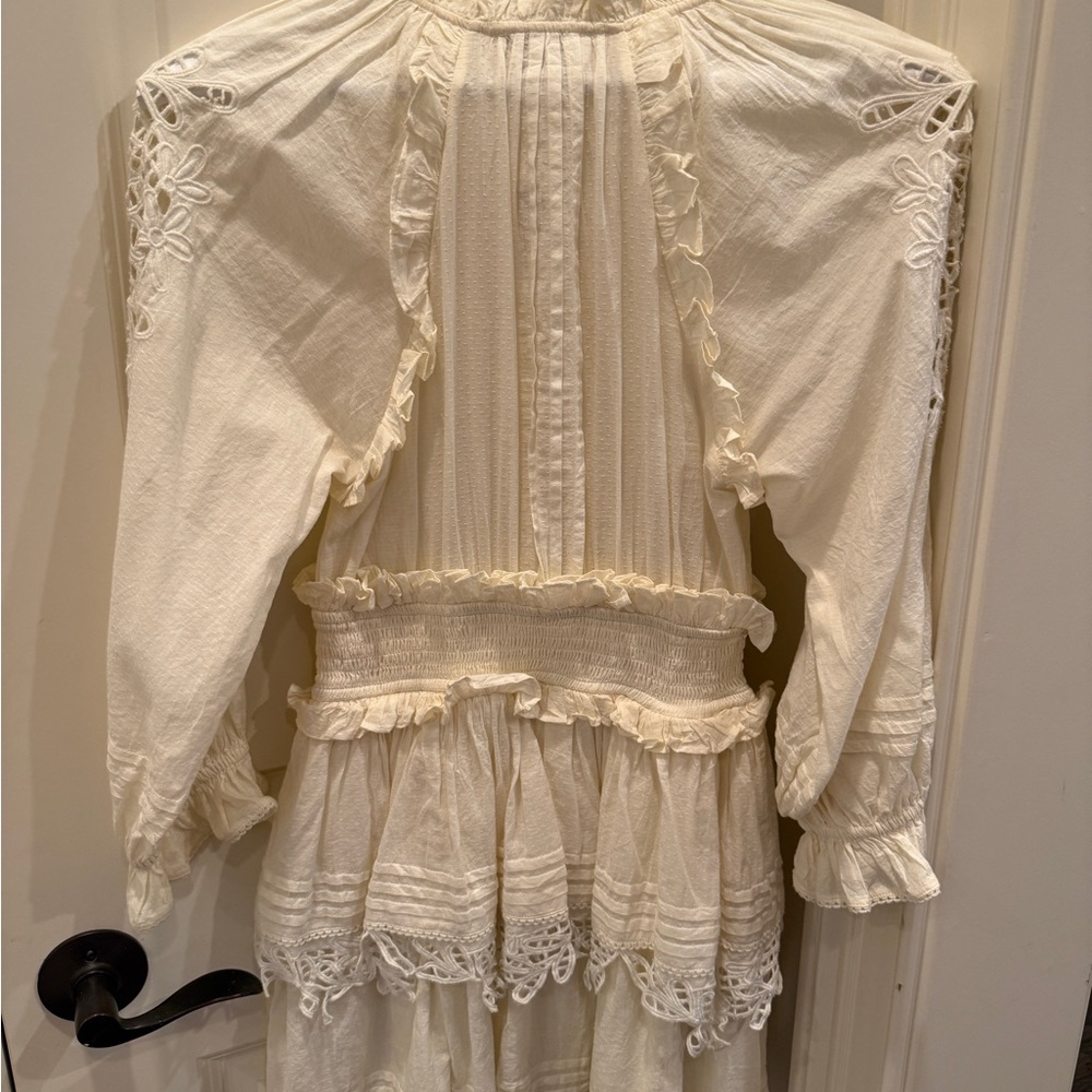 Cleobella Cream Ruffle Dress - Picture 9 of 11